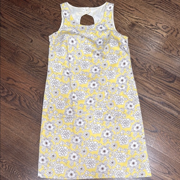 Ann Taylor Dresses & Skirts - Ann Taylor White and Yellow Halter Midi Dress